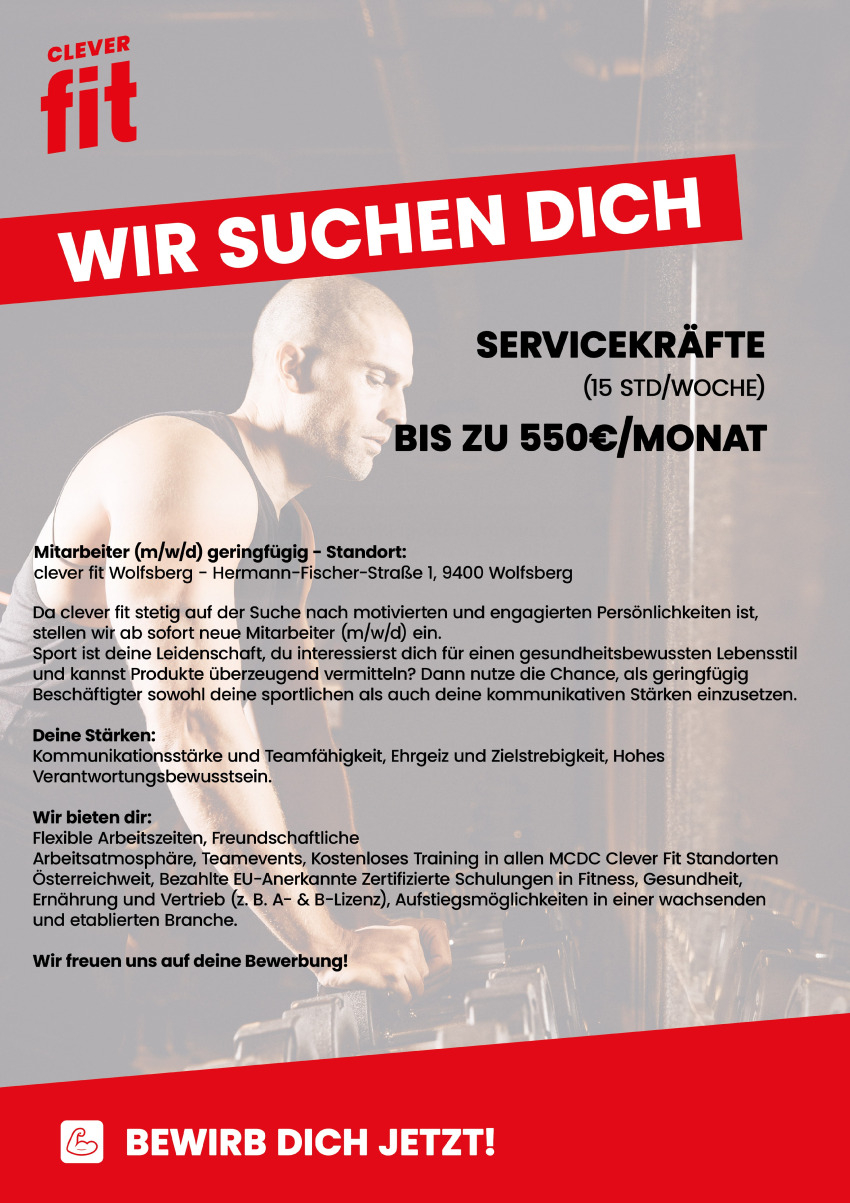 Mitarbeiter (m/w/d) - geringfügig
